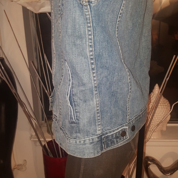 Gap Denim Jacket Blue Sz Small - Picture 6 of 8